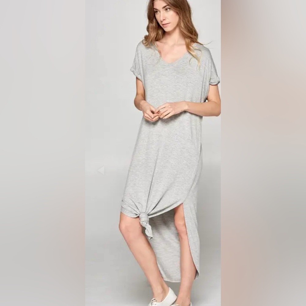 Ellison Heather Gray Casual Dress